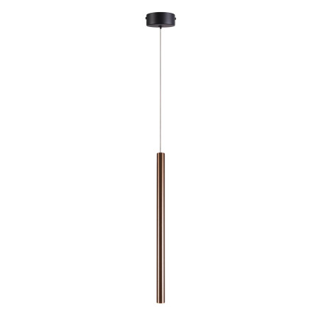 Lampa wisząca tuba Metalic LED 2cm H45cm różowe złoto MaxLight