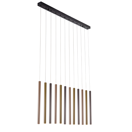 Lampa wiszące tuby na listwie Metalic LED 100cm mulitokolor MaxLight