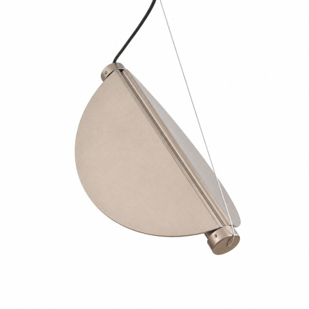 Lampa wisząca kaskadowa do wysokich pomieszczeń Nami VI LED 50cm H240cm szary szczotkowany Step Into Design