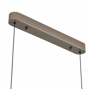 Lampa wisząca podłużna falista Nami Line LED 143cm szary szczotkowany Step Into Design