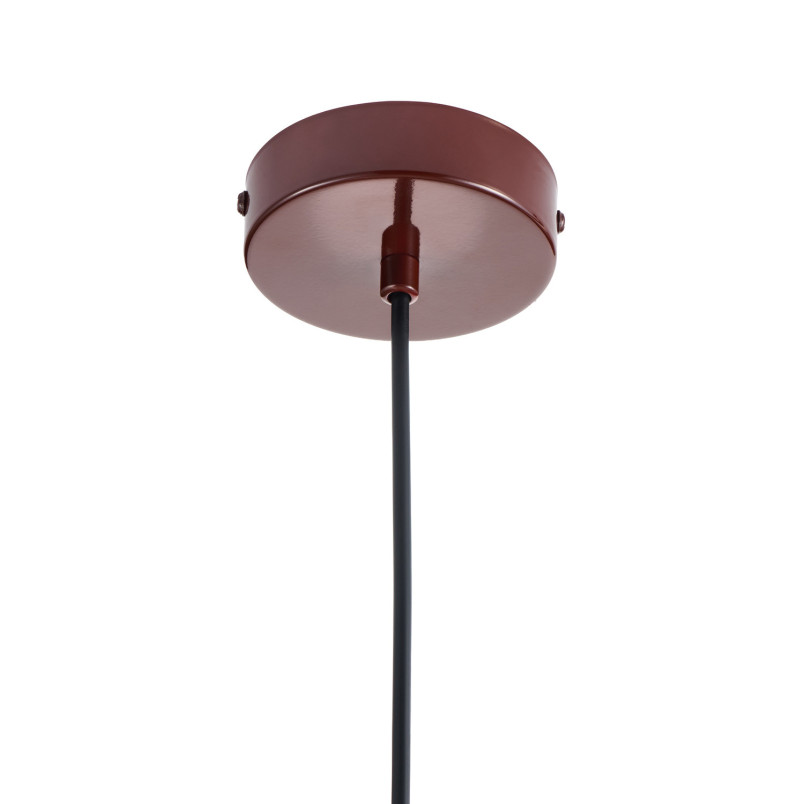 Lampa wisząca podłużna ze szklanymi kulami Moderno 80cm biały / burgund Step Into Design