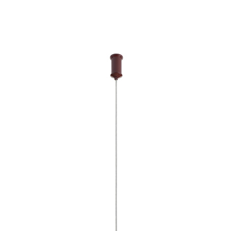 Lampa wisząca podłużna ze szklanymi kulami Moderno 80cm biały / burgund Step Into Design