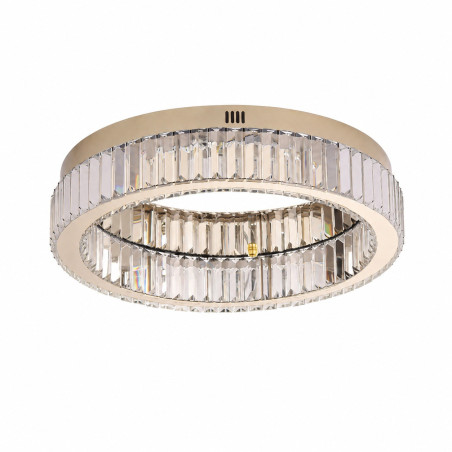 Plafon kryształowy w stylu glamour / hampton Apollo 50cm złoty Step Into Design