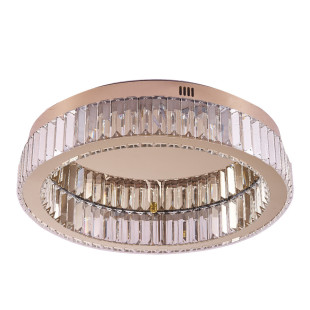 Plafon kryształowy w stylu glamour / hampton Apollo 50cm złoty Step Into Design