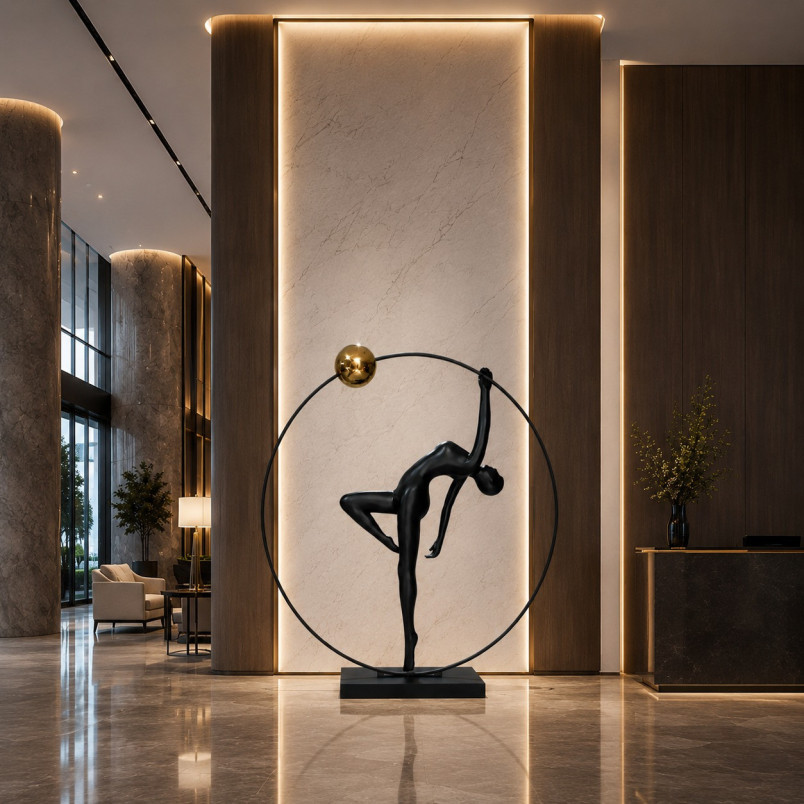 Lampa podłogowa designerska Woman Artistic 200cm Step Into Design