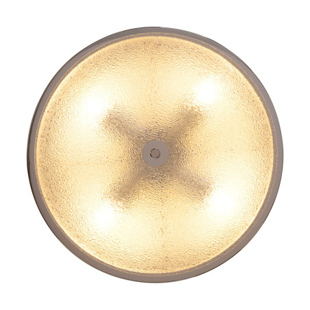 Plafon szklany w  stylu glamour / hampton Magnus 38cm chrom połysk Step Into Design