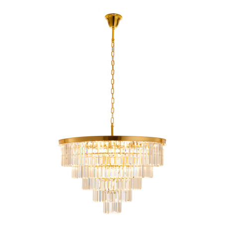 Lampa wisząca kryształowa glamour Splendore 80cm przezroczysty / złoty Step Into Design
