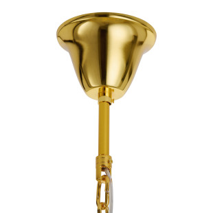 Lampa wisząca kryształowa glamour Splendore 80cm przezroczysty / złoty Step Into Design