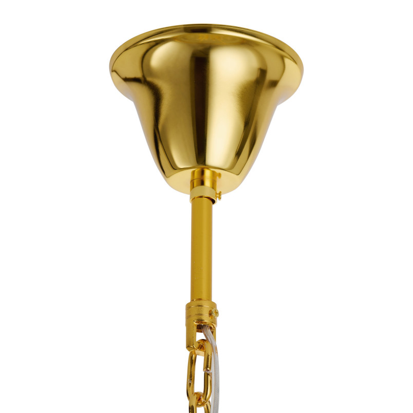 Lampa wisząca kryształowa glamour Splendore 80cm przezroczysty / złoty Step Into Design
