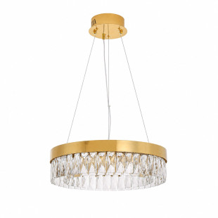 Lampa wisząca glamour Alexis 40cm szkło kryształowe / złoty Step Into Design