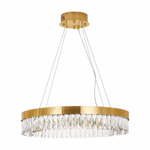 Lampa wisząca glamour Alexis 60cm szkło kryształowe / złoty Step Into Design