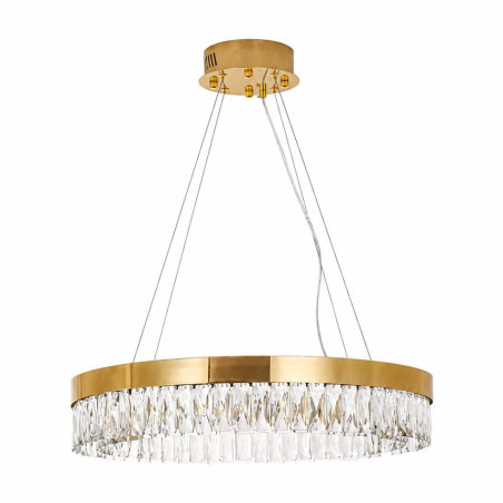 Lampa wisząca glamour Alexis 60cm szkło kryształowe / złoty Step Into Design