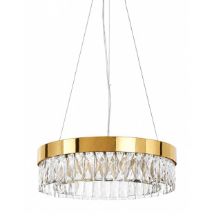 Lampa wisząca glamour Alexis 60cm szkło kryształowe / złoty Step Into Design