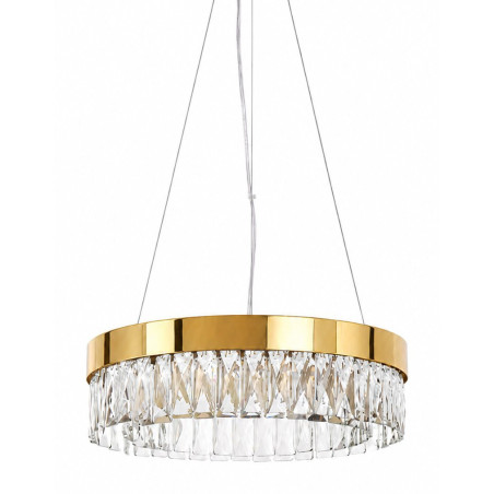 Lampa wisząca glamour Alexis 60cm szkło kryształowe / złoty Step Into Design