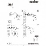 Kinkiet zewnętrzny Nordlux Luxembourg - Miedziana latarnia | Sklep z lampami