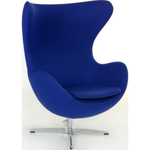 Fotel obrotowy Jajo | Atramentowy kaszmir | D2 Design