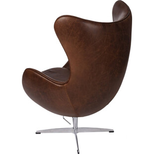 Fotel obrotowy Jajo | Skóra naturalna | D2 Design