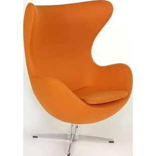 Fotel obrotowy Jajo pomarańczowy | D2 Design - Komfort i styl