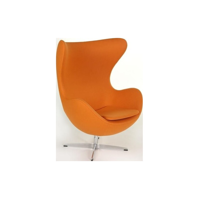 Fotel obrotowy Jajo pomarańczowy | D2 Design - Komfort i styl