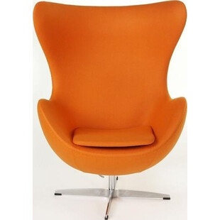 Fotel obrotowy Jajo pomarańczowy | D2 Design - Komfort i styl