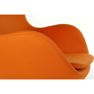 Fotel obrotowy Jajo pomarańczowy | D2 Design - Komfort i styl