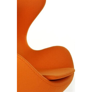Fotel obrotowy Jajo pomarańczowy | D2 Design - Komfort i styl