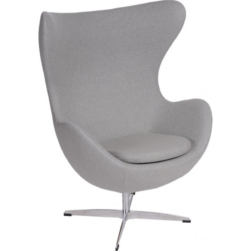 Fotel obrotowy Jajo szary | Komfort i styl D2 Design