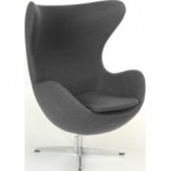 Fotel obrotowy Jajo szary | Komfort & Design | D2 Design