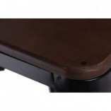 Hoker metalowy Paris Wood | Czarny / Orzech | D2 Design