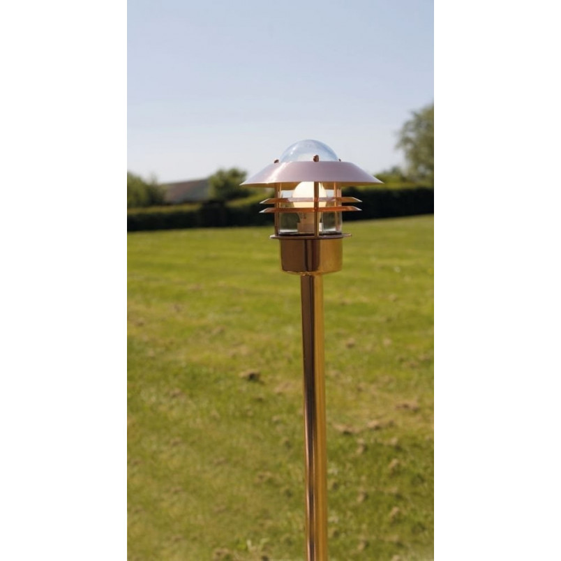 Lampa Ogrodowa Miedziana Nordlux Blokhus 92cm | Sklep z Oświetleniem