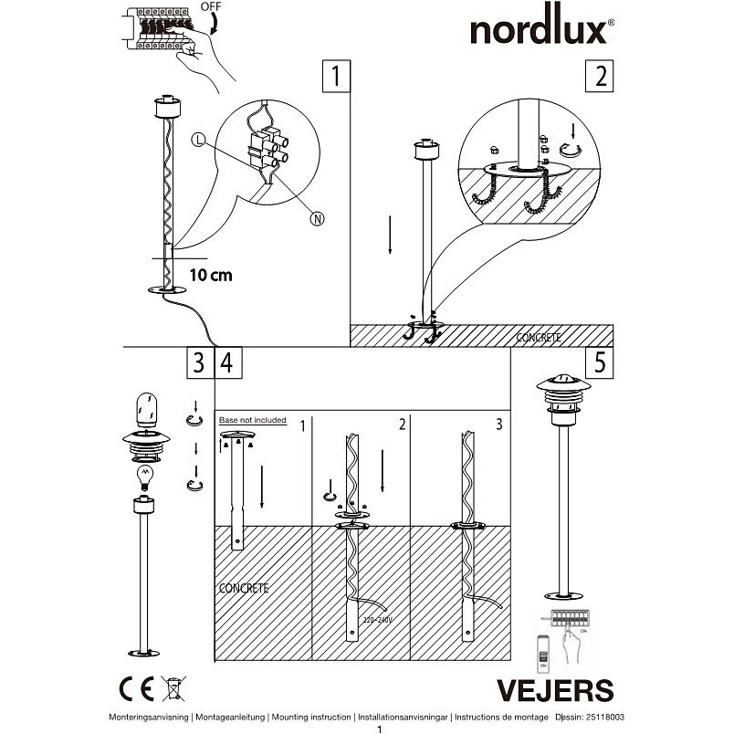Lampa Ogrodowa Vejers | Nordlux - Elegancja i Funkcjonalność