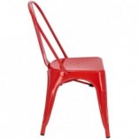 Krzesło metalowe Paris czerwone | D2 Design - Industrialny design