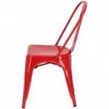 Krzesło metalowe Paris czerwone | D2 Design - Industrialny design