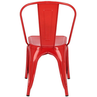 Krzesło metalowe Paris czerwone | D2 Design - Industrialny design