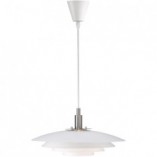Lampa wisząca nowoczesna biała Nordlux Bretagne 38cm - Sklep Lamp