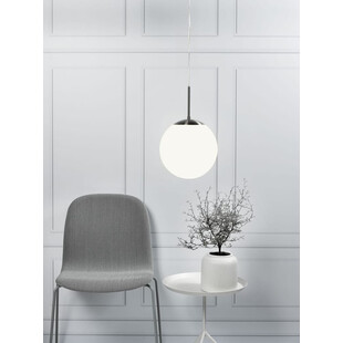 Lampa wisząca szklana kula Cafe 30 Biała marki Nordlux