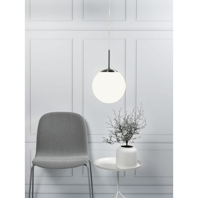 Lampa wisząca Nordlux Cafe - szklana kula, biała | Sklep z lampami
