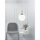 Lampa wisząca Nordlux Cafe - szklana kula, biała | Sklep z lampami