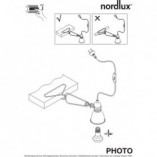 Lampa Klips Nordlux Photo Clamp - Srebrna, E27 | Kup Teraz