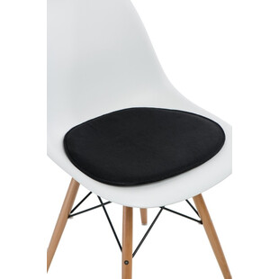 Poduszka na krzesło Side Chair czarna Intesi - Komfort i styl