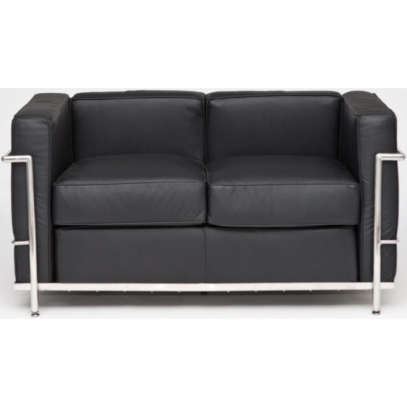 Sofa skórzana 2-osobowa Kubik 130cm | D2 Design
