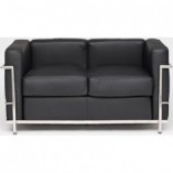 Sofa skórzana 2-osobowa Kubik 130cm | D2 Design