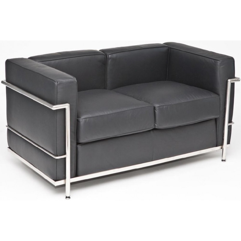 Sofa skórzana 2-osobowa Kubik 130cm | D2 Design