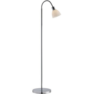 Lampa podłogowa szklana regulowana Ray Chrom marki Nordlux