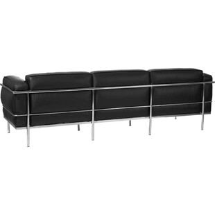 Sofa skórzana 3 osobowa Soft GC 240 czarna marki D2.Design