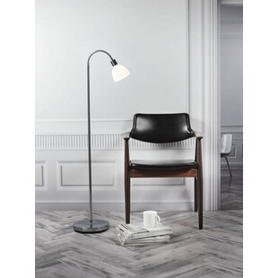 Lampa podłogowa szklana regulowana Ray Chrom marki Nordlux