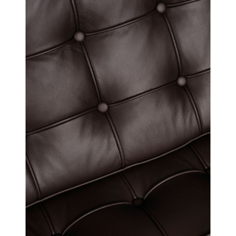 Sofa skórzana 3-os. BA3 | D2.Design - Brązowa, Pikowana