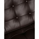 Sofa skórzana 3-os. BA3 | D2.Design - Brązowa, Pikowana
