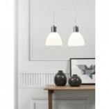 Lampa wisząca Ray Nordlux | Szkło chrom, 2 punkty - Sklep Lamp