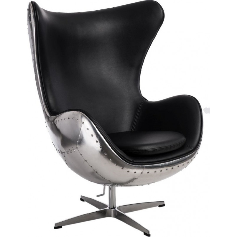 Fotel obrotowy Jajo - Design D2.Design | Czarny
